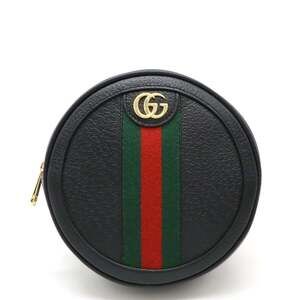 GUCCI Authentic Black Leather GG Marmont Backpack